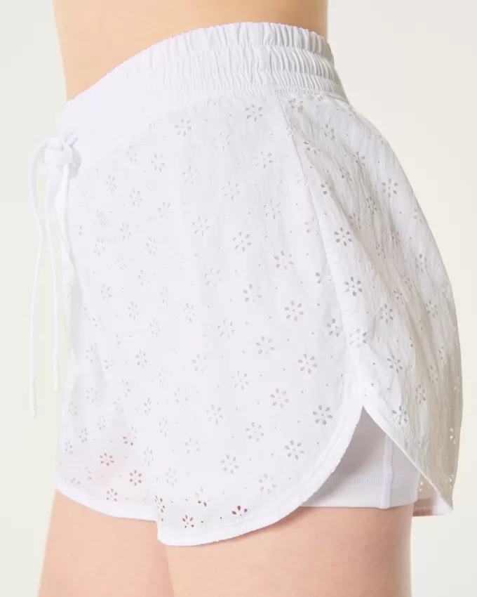 Gilly Hicks Active Eyelet Shorts,Gilly Hicks Active Eyelet Shorts