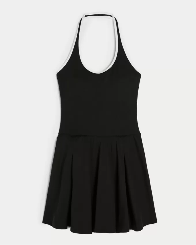 Gilly Hicks Active Pleated Halter Dress,Gilly Hicks Active Pleated Halter Dress Gilly Hicks Active Pleated Halter Dress,Gilly Hicks Active Pleated Halter Dress