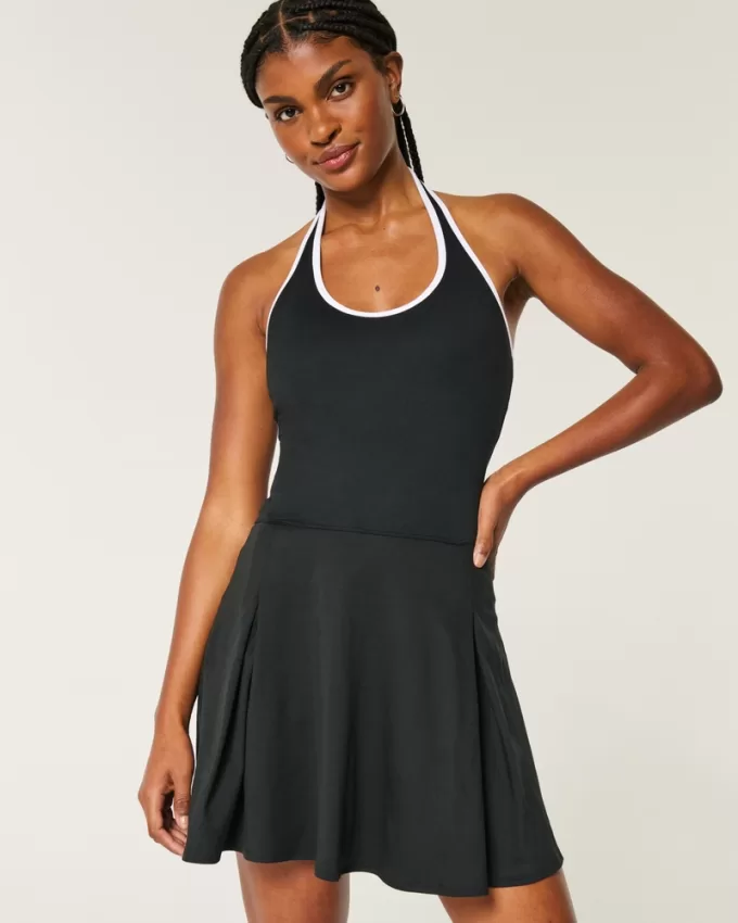 Gilly Hicks Active Pleated Halter Dress,Gilly Hicks Active Pleated Halter Dress Gilly Hicks Active Pleated Halter Dress,Gilly Hicks Active Pleated Halter Dress
