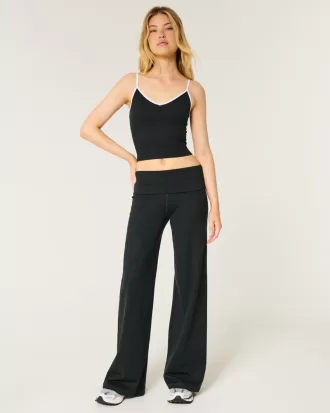Gilly Hicks Active Recharge Foldover Waist Wide-Leg Pants,Gilly Hicks Active Recharge Foldover Waist Wide-Leg Pants Gilly Hicks Active Recharge Foldover Waist Wide-Leg Pants,Gilly Hicks Active Recharge Foldover Waist Wide-Leg Pants
