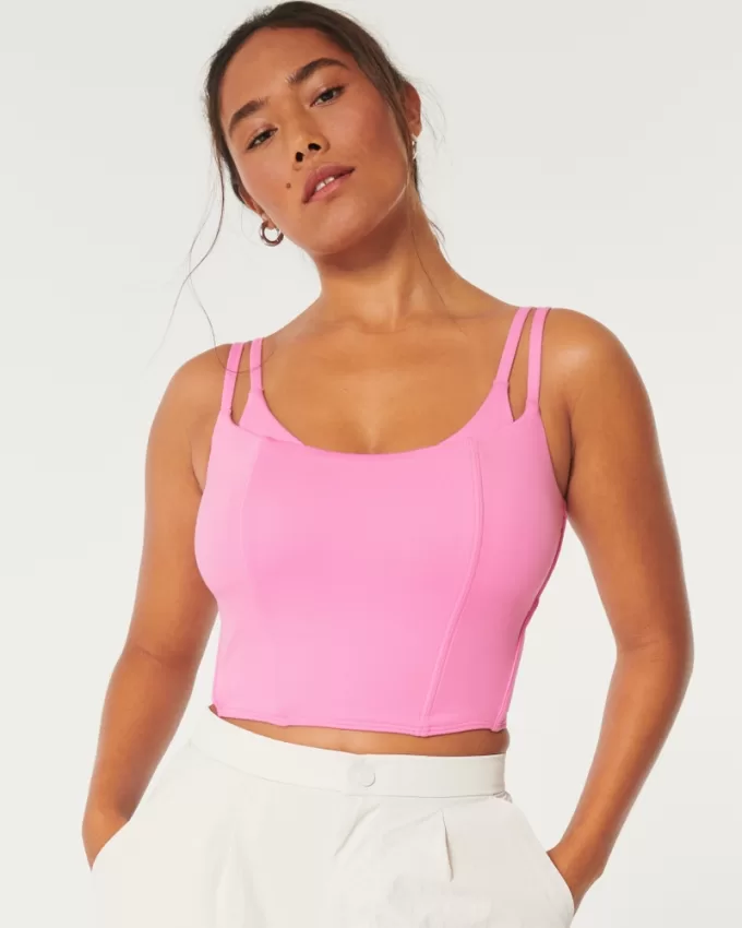 Gilly Hicks Active Recharge Layered Corset Top,Gilly Hicks Active Recharge Layered Corset Top Gilly Hicks Active Recharge Layered Corset Top,Gilly Hicks Active Recharge Layered Corset Top