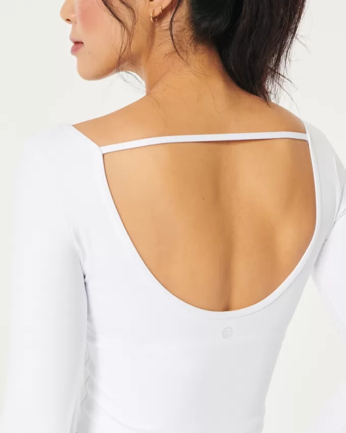 Gilly Hicks Active Recharge Long-Sleeve Top,Gilly Hicks Active Recharge Long-Sleeve Top