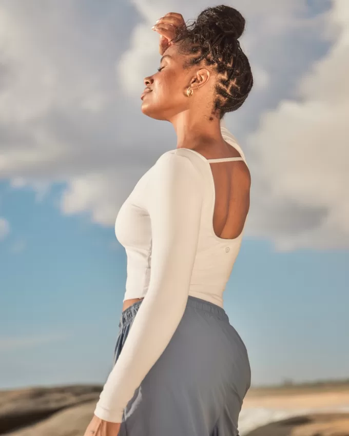 Gilly Hicks Active Recharge Long-Sleeve Top,Gilly Hicks Active Recharge Long-Sleeve Top