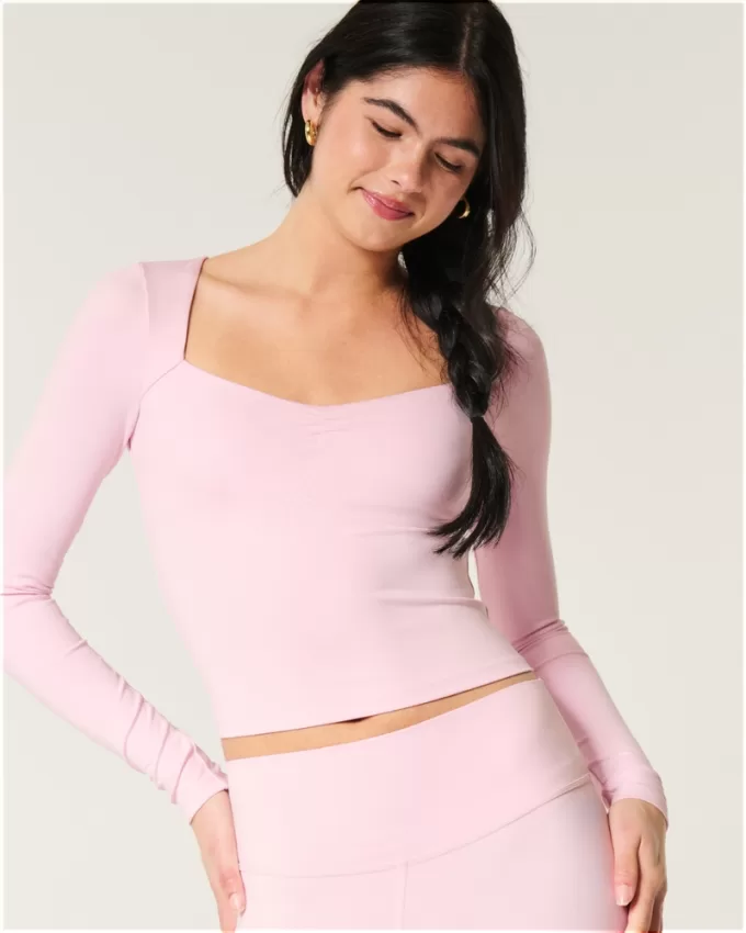 Gilly Hicks Active Recharge Ruched Sweetheart Top,Gilly Hicks Active Recharge Ruched Sweetheart Top Gilly Hicks Active Recharge Ruched Sweetheart Top,Gilly Hicks Active Recharge Ruched Sweetheart Top