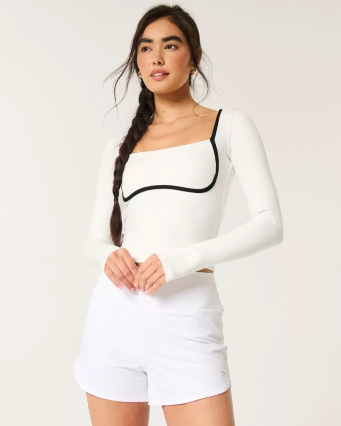 Gilly Hicks Active Recharge Under-Bust Long-Sleeve Top,Gilly Hicks Active Recharge Under-Bust Long-Sleeve Top Gilly Hicks Active Recharge Under-Bust Long-Sleeve Top,Gilly Hicks Active Recharge Under-Bust Long-Sleeve Top