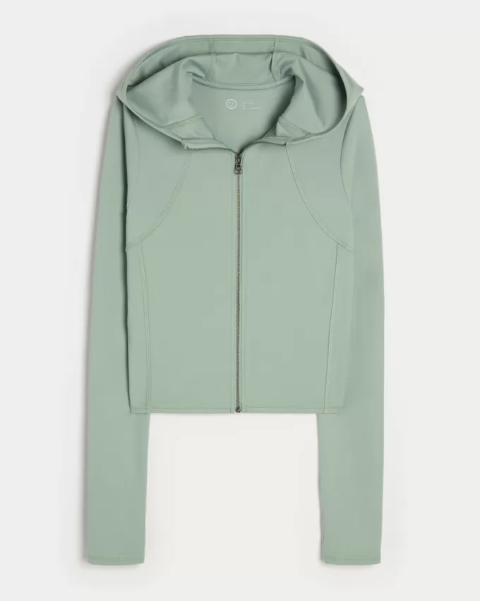 Gilly Hicks Active Recharge Zip-Up Hoodie,Gilly Hicks Active Recharge Zip-Up Hoodie