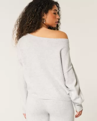 Gilly Hicks Cozy Off-the-Shoulder Sweater,Gilly Hicks Cozy Off-the-Shoulder Sweater