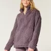 Gilly Hicks Cozy Quarter-Zip Sweatshirt,Gilly Hicks Cozy Quarter-Zip Sweatshirt