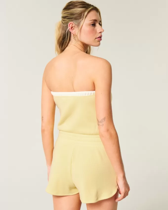 Gilly Hicks Cozy Strapless Waffle Onesie,Gilly Hicks Cozy Strapless Waffle Onesie Gilly Hicks Cozy Strapless Waffle Onesie,Gilly Hicks Cozy Strapless Waffle Onesie