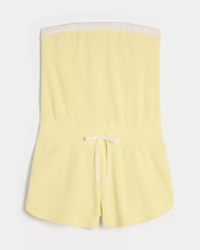 Gilly Hicks Cozy Strapless Waffle Onesie,Gilly Hicks Cozy Strapless Waffle Onesie Gilly Hicks Cozy Strapless Waffle Onesie,Gilly Hicks Cozy Strapless Waffle Onesie