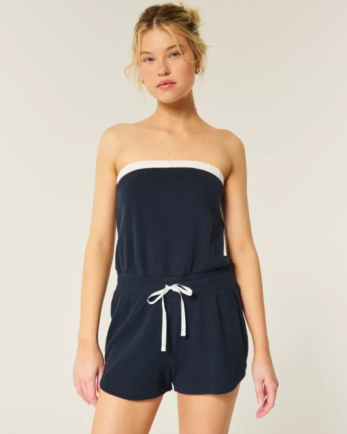 Gilly Hicks Cozy Strapless Waffle Onesie,Gilly Hicks Cozy Strapless Waffle Onesie Gilly Hicks Cozy Strapless Waffle Onesie,Gilly Hicks Cozy Strapless Waffle Onesie