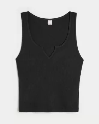 Gilly Hicks Cozy Waffle Notch-Neck Tank,Gilly Hicks Cozy Waffle Notch-Neck Tank Gilly Hicks Cozy Waffle Notch-Neck Tank,Gilly Hicks Cozy Waffle Notch-Neck Tank