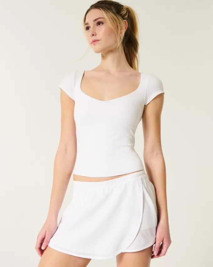 Gilly Hicks Mid-Rise Ballet Wrap Skortie,Gilly Hicks Mid-Rise Ballet Wrap Skortie Gilly Hicks Mid-Rise Ballet Wrap Skortie,Gilly Hicks Mid-Rise Ballet Wrap Skortie