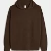 Gilly Hicks Oversized Sweater-Knit Hoodie,Gilly Hicks Oversized Sweater-Knit Hoodie