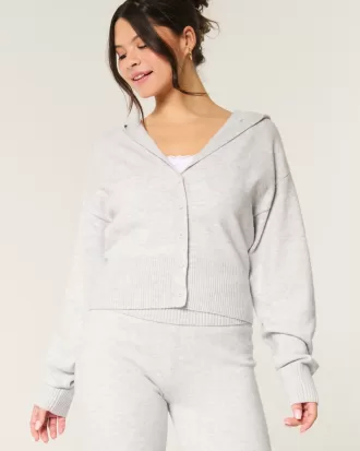 Gilly Hicks Slouchy Hooded Cardigan,Gilly Hicks Slouchy Hooded Cardigan Gilly Hicks Slouchy Hooded Cardigan,Gilly Hicks Slouchy Hooded Cardigan