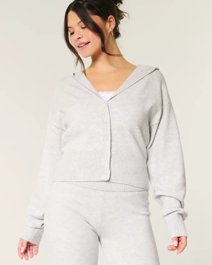 Gilly Hicks Slouchy Hooded Cardigan,Gilly Hicks Slouchy Hooded Cardigan Gilly Hicks Slouchy Hooded Cardigan,Gilly Hicks Slouchy Hooded Cardigan