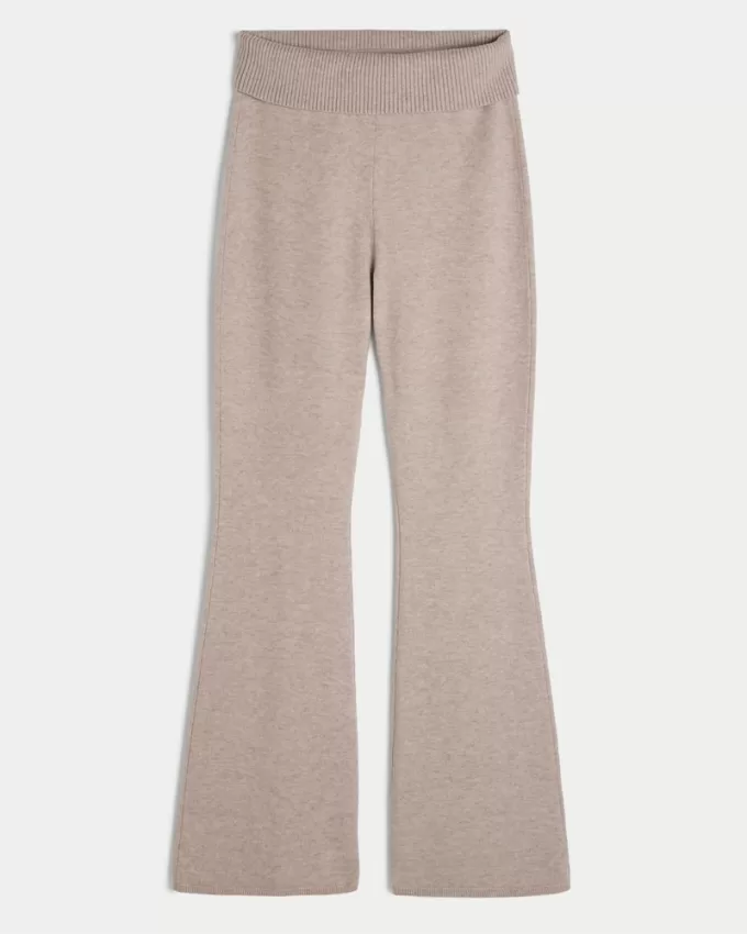 Gilly Hicks Sweater-Knit Foldover Waist Flare Pants,Gilly Hicks Sweater-Knit Foldover Waist Flare Pants Gilly Hicks Sweater-Knit Foldover Waist Flare Pants,Gilly Hicks Sweater-Knit Foldover Waist Flare Pants