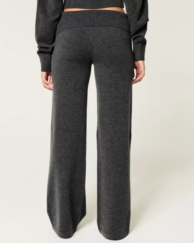 Gilly Hicks Sweater-Knit Foldover Waist Straight Pants,Gilly Hicks Sweater-Knit Foldover Waist Straight Pants Gilly Hicks Sweater-Knit Foldover Waist Straight Pants,Gilly Hicks Sweater-Knit Foldover Waist Straight Pants