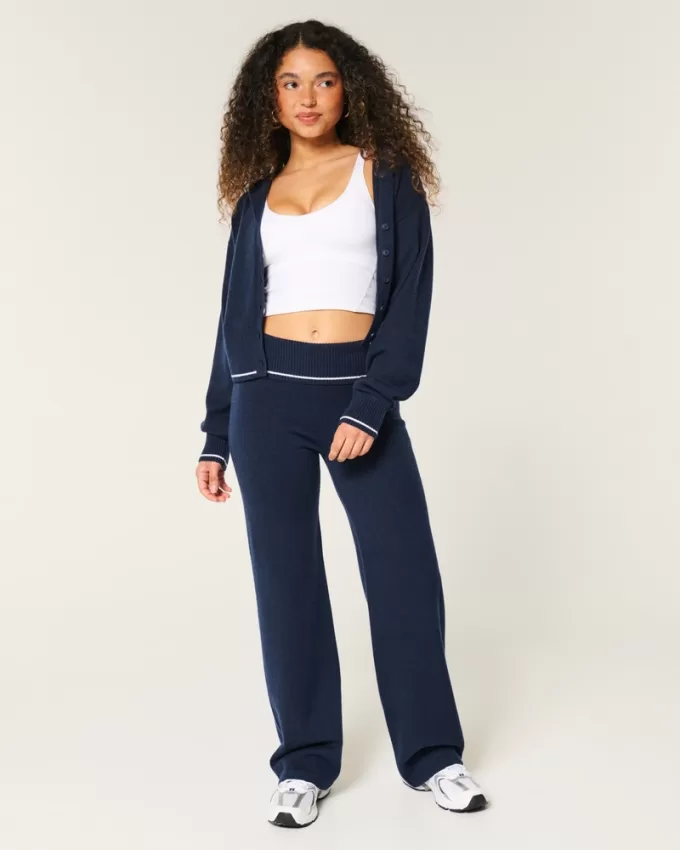Gilly Hicks Sweater-Knit Foldover Waist Straight Pants,Gilly Hicks Sweater-Knit Foldover Waist Straight Pants Gilly Hicks Sweater-Knit Foldover Waist Straight Pants,Gilly Hicks Sweater-Knit Foldover Waist Straight Pants