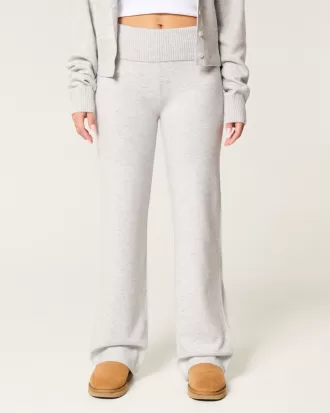 Gilly Hicks Sweater-Knit Foldover Waist Straight Pants,Gilly Hicks Sweater-Knit Foldover Waist Straight Pants Gilly Hicks Sweater-Knit Foldover Waist Straight Pants,Gilly Hicks Sweater-Knit Foldover Waist Straight Pants