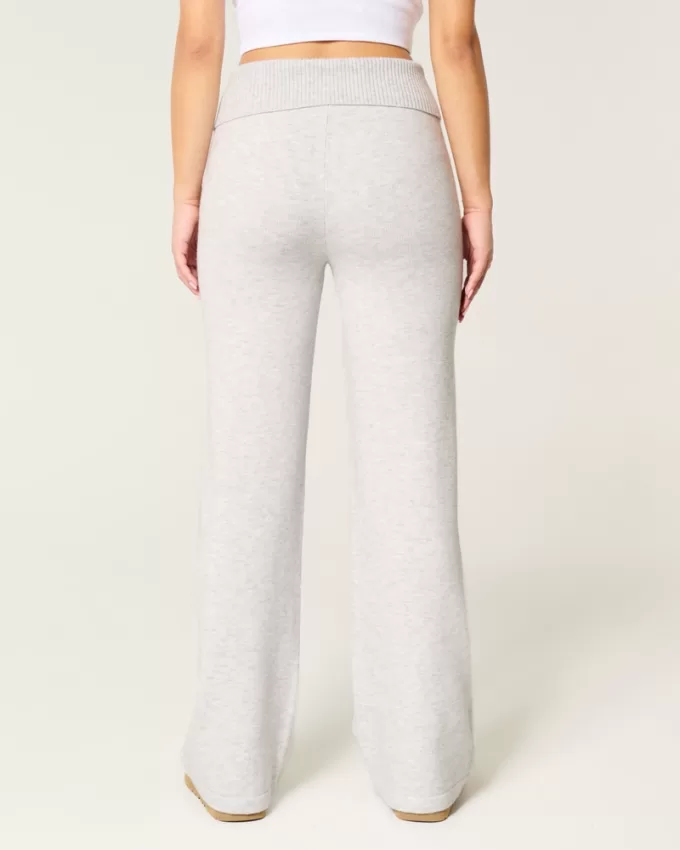 Gilly Hicks Sweater-Knit Foldover Waist Straight Pants,Gilly Hicks Sweater-Knit Foldover Waist Straight Pants Gilly Hicks Sweater-Knit Foldover Waist Straight Pants,Gilly Hicks Sweater-Knit Foldover Waist Straight Pants