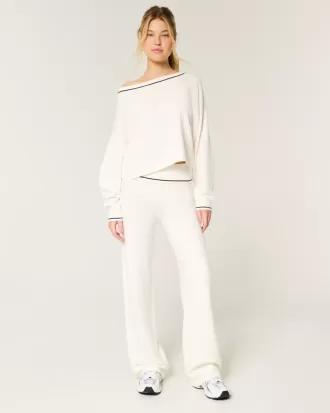 Gilly Hicks Sweater-Knit Foldover Waist Straight Pants,Gilly Hicks Sweater-Knit Foldover Waist Straight Pants Gilly Hicks Sweater-Knit Foldover Waist Straight Pants,Gilly Hicks Sweater-Knit Foldover Waist Straight Pants