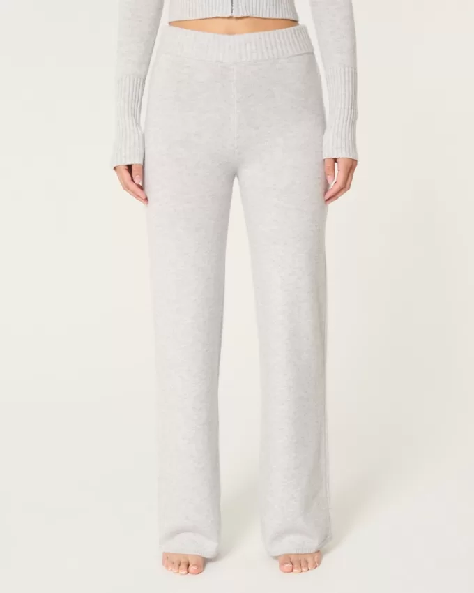 Gilly Hicks Sweater-Knit Straight Pants,Gilly Hicks Sweater-Knit Straight Pants Gilly Hicks Sweater-Knit Straight Pants,Gilly Hicks Sweater-Knit Straight Pants