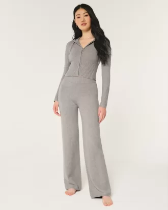 Gilly Hicks Sweater-Knit Straight Pants,Gilly Hicks Sweater-Knit Straight Pants Gilly Hicks Sweater-Knit Straight Pants,Gilly Hicks Sweater-Knit Straight Pants