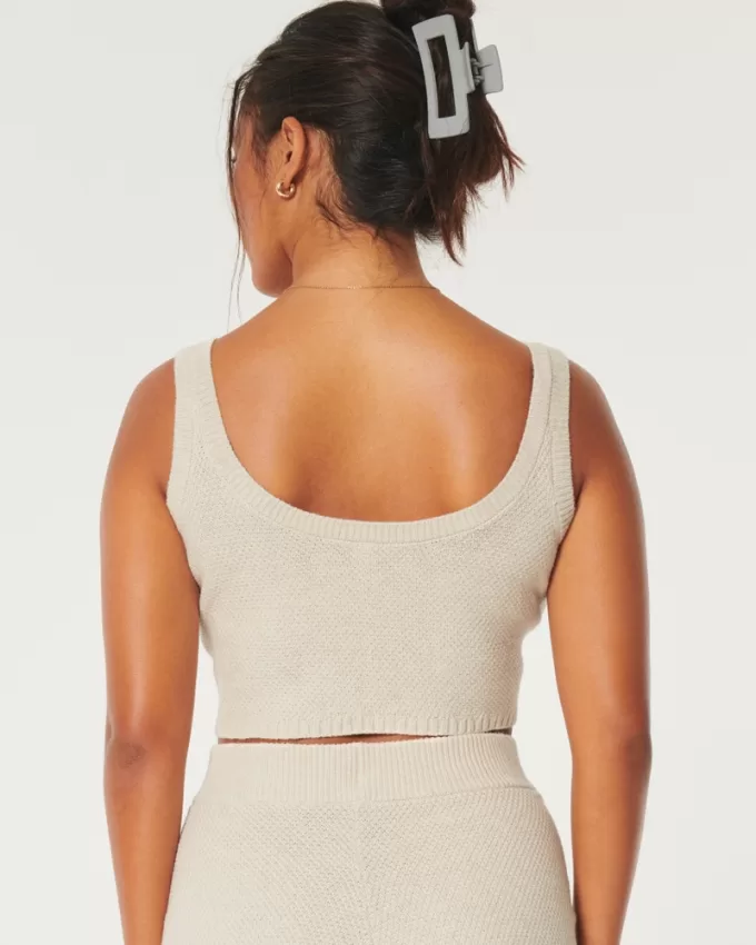 Gilly Hicks Sweater-Knit Tank,Gilly Hicks Sweater-Knit Tank