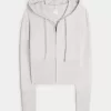 Gilly Hicks Sweater-Knit Zip-Up Hoodie,Gilly Hicks Sweater-Knit Zip-Up Hoodie