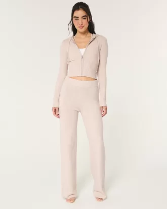 Gilly Hicks Sweater-Knit Zip-Up Hoodie,Gilly Hicks Sweater-Knit Zip-Up Hoodie