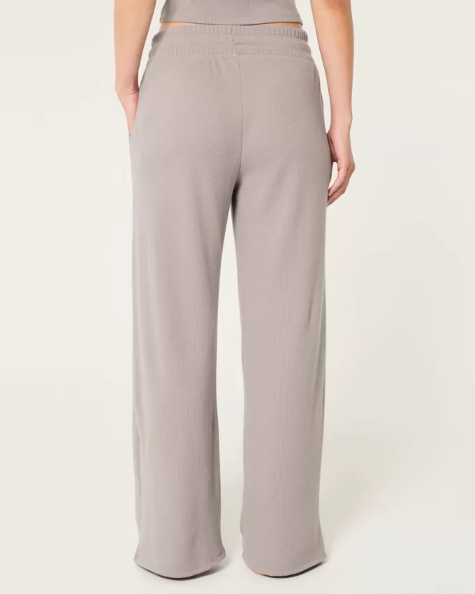 Gilly Hicks Waffle Wide-Leg Pants,Gilly Hicks Waffle Wide-Leg Pants Gilly Hicks Waffle Wide-Leg Pants,Gilly Hicks Waffle Wide-Leg Pants