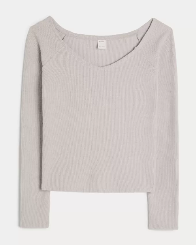 Gilly Hicks Wide V-Neck Top,Gilly Hicks Wide V-Neck Top