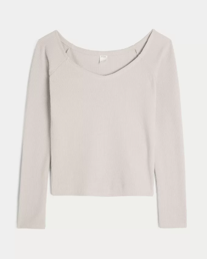 Gilly Hicks Wide V-Neck Top,Gilly Hicks Wide V-Neck Top