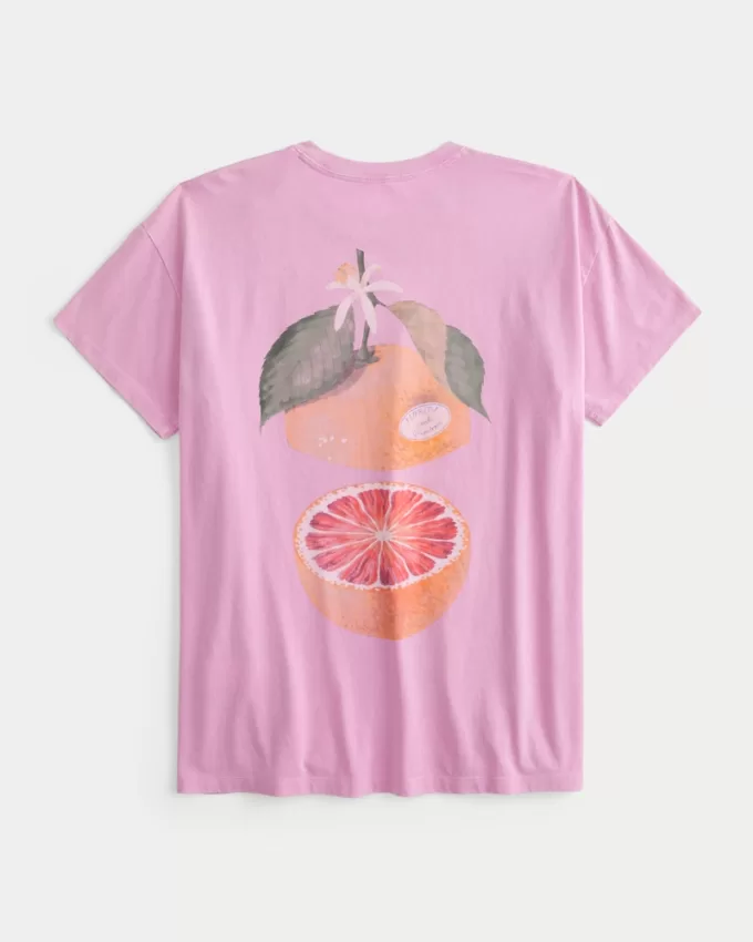 Grapefruit Graphic Tee,Grapefruit Graphic Tee Grapefruit Graphic Tee,Grapefruit Graphic Tee