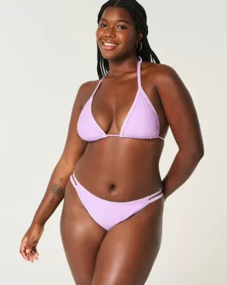 High-Leg Embroidered Stitch Strappy Cheekiest Bikini Bottom,High-Leg Embroidered Stitch Strappy Cheekiest Bikini Bottom