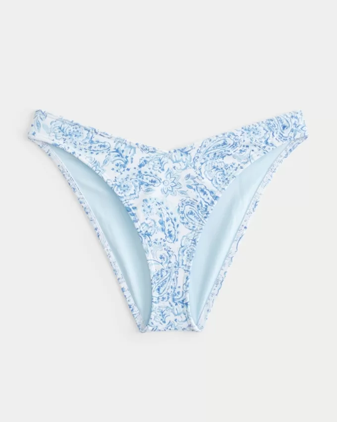 High-Leg V-Waist Cheeky Bikini Bottom,High-Leg V-Waist Cheeky Bikini Bottom