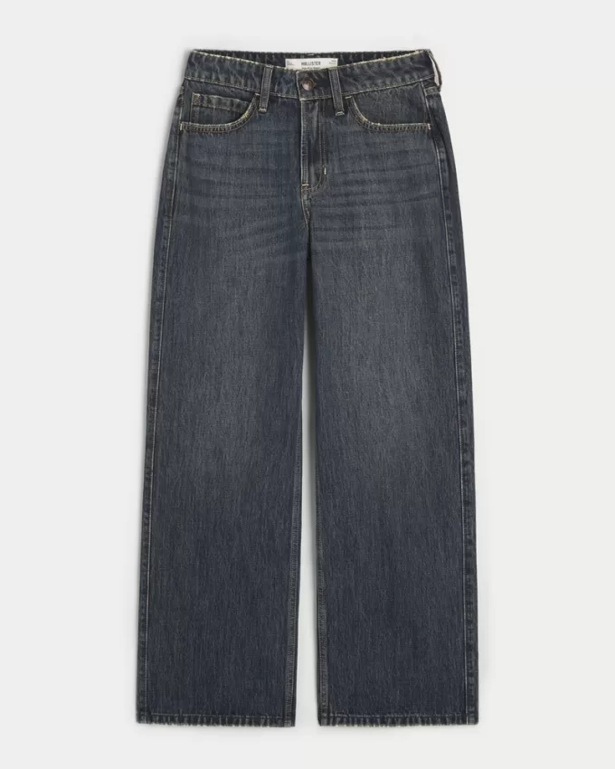 High-Rise Dark Wash Baggy Jeans,High-Rise Dark Wash Baggy Jeans High-Rise Dark Wash Baggy Jeans,High-Rise Dark Wash Baggy Jeans