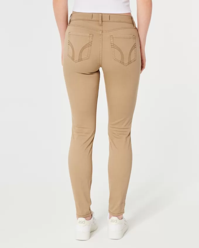 High-Rise Khaki Super Skinny Pants,High-Rise Khaki Super Skinny Pants High-Rise Khaki Super Skinny Pants,High-Rise Khaki Super Skinny Pants