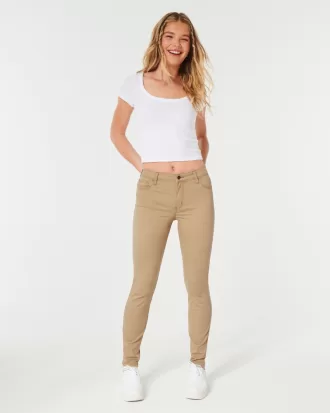 High-Rise Khaki Super Skinny Pants,High-Rise Khaki Super Skinny Pants High-Rise Khaki Super Skinny Pants,High-Rise Khaki Super Skinny Pants