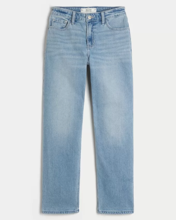 High-Rise Light Wash Straight Jeans,High-Rise Light Wash Straight Jeans High-Rise Light Wash Straight Jeans,High-Rise Light Wash Straight Jeans