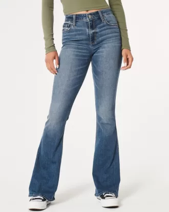 High-Rise Medium Wash Flare Jeans,High-Rise Medium Wash Flare Jeans High-Rise Medium Wash Flare Jeans,High-Rise Medium Wash Flare Jeans