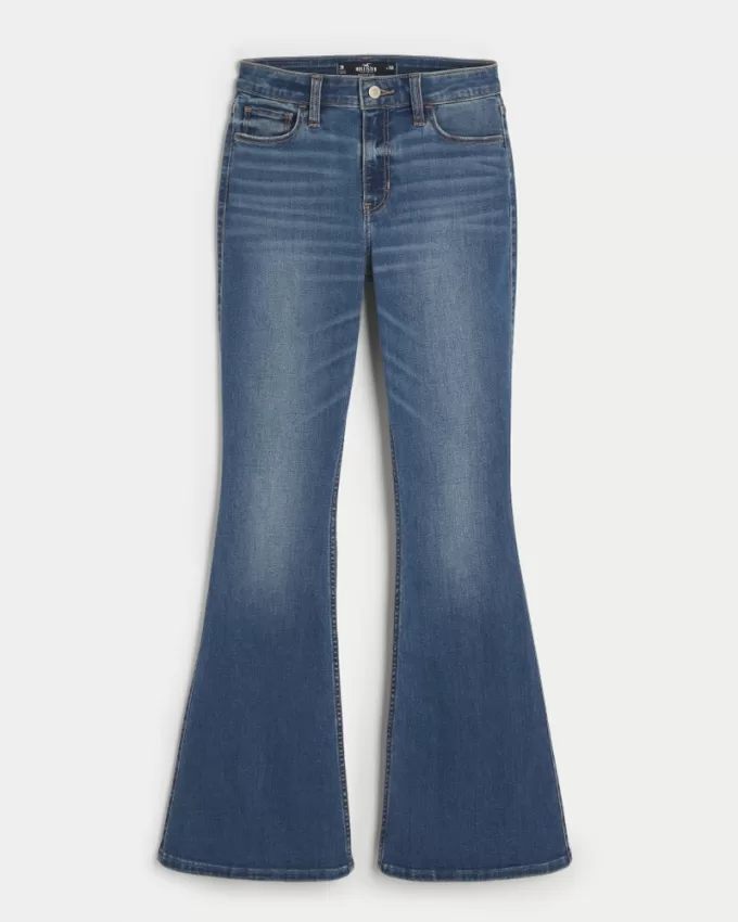 High-Rise Medium Wash Flare Jeans,High-Rise Medium Wash Flare Jeans High-Rise Medium Wash Flare Jeans,High-Rise Medium Wash Flare Jeans