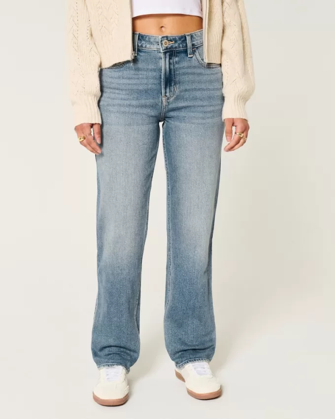 High-Rise Medium Wash Straight Jeans,High-Rise Medium Wash Straight Jeans High-Rise Medium Wash Straight Jeans,High-Rise Medium Wash Straight Jeans