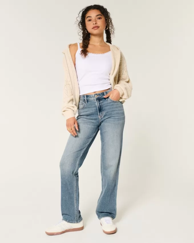 High-Rise Medium Wash Straight Jeans,High-Rise Medium Wash Straight Jeans High-Rise Medium Wash Straight Jeans,High-Rise Medium Wash Straight Jeans