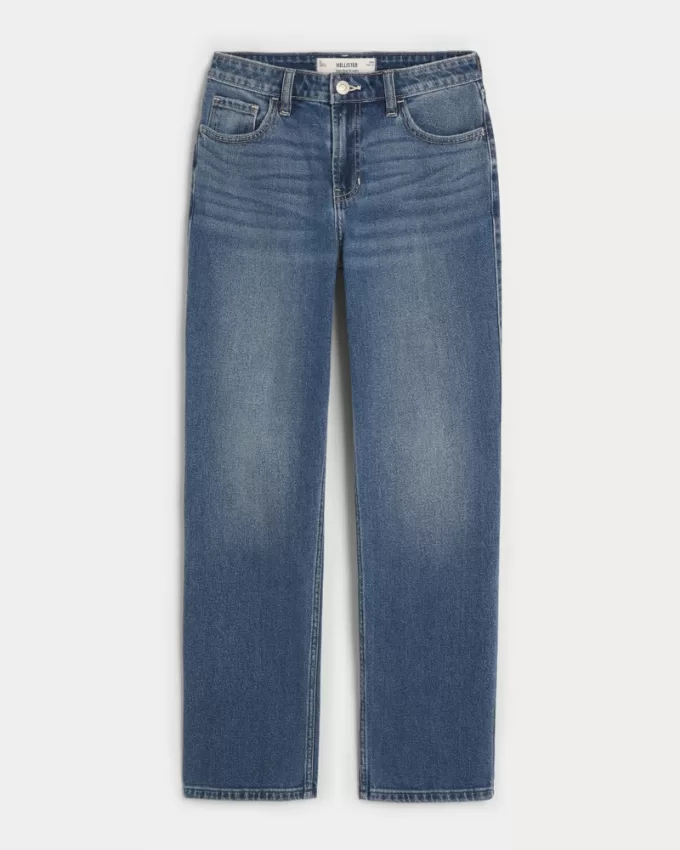 High-Rise Medium Wash Straight Jeans,High-Rise Medium Wash Straight Jeans High-Rise Medium Wash Straight Jeans,High-Rise Medium Wash Straight Jeans