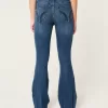 High-Rise Ripped Medium Wash Flare Jeans,High-Rise Ripped Medium Wash Flare Jeans High-Rise Ripped Medium Wash Flare Jeans,High-Rise Ripped Medium Wash Flare Jeans