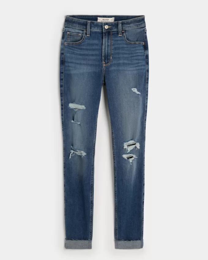 High-Rise Ripped Medium Wash Super Skinny Jeans,High-Rise Ripped Medium Wash Super Skinny Jeans High-Rise Ripped Medium Wash Super Skinny Jeans,High-Rise Ripped Medium Wash Super Skinny Jeans