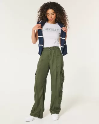 High-Rise Tencel Baggy Cargo Pants,High-Rise Tencel Baggy Cargo Pants High-Rise Tencel Baggy Cargo Pants,High-Rise Tencel Baggy Cargo Pants