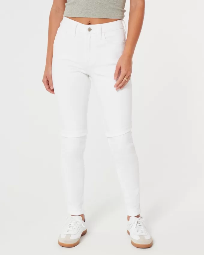 High-Rise White Super Skinny Jeans,High-Rise White Super Skinny Jeans High-Rise White Super Skinny Jeans,High-Rise White Super Skinny Jeans
